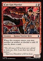 Matte Finish K'un-Lun Warrior (# 140 )