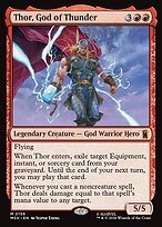 Matte Finish Thor, God of Thunder (# 156 )