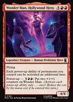 Matte Finish Wonder Man, Hollywood Hero (# 160 )