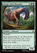 Matte Finish Savage Land Dinosaur (# 185 )