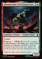 Matte Finish Abomination, Terrifying Titan (# 198 )