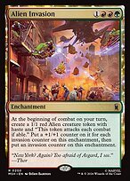 Matte Finish Alien Invasion (# 200 )