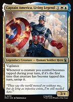 Matte Finish Captain America, Living Legend (# 210 )