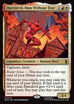 Matte Finish Daredevil, Man Without Fear (# 213 )