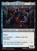 Matte Finish Ghost, Spectral Saboteur (# 214 )