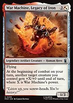 Matte Finish War Machine, Legacy of Iron (# 238 )