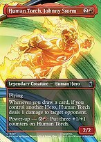 Matte Finish Human Torch, Johnny Storm (# 321 )