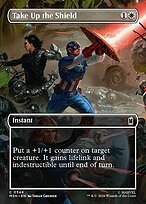 Matte Finish Take Up the Shield (# 348 )