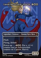 Matte Finish Captain Marvel, Earth's Protector (# 354 )
