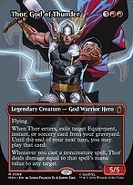 Matte Finish Thor, God of Thunder (# 369 )