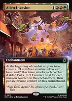 Matte Finish Alien Invasion (# 417 )